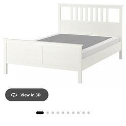 IKEA HEMNES King Bed Frame-King mattress HAUGESUND IKEA