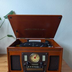 Bluetooth Vynl Record CD Cassette Tape Player 8 in 1