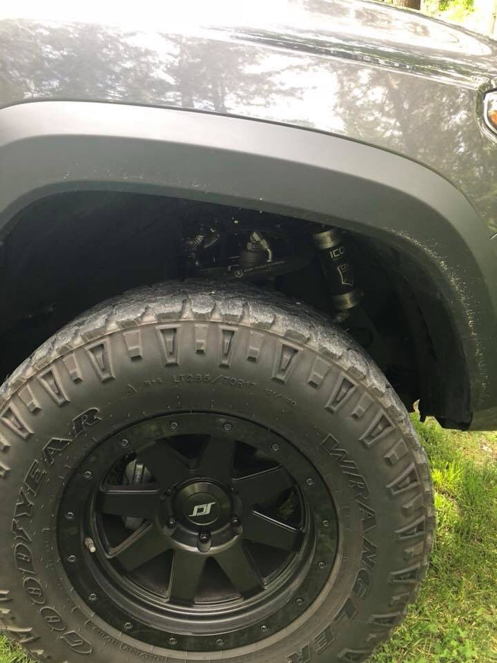 Toyota Tacoma 4runner TRD Stealth Custom Series Sr8 wheels and Tires for  Sale in Ruston, WA - OfferUp