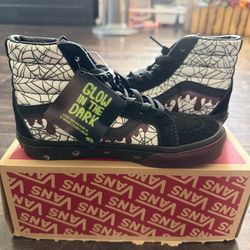 Kids glow in the dark Van shoes