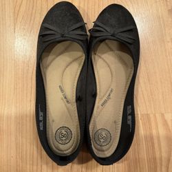 Women’s Black Ballet Flats - Size 9