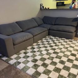 L shaped sectional Less Than A Year Old 