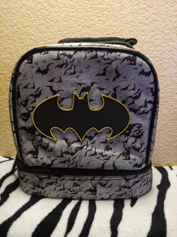 Batman Tote Bag Two Zipper Compartments