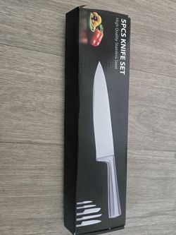 Brand new knives and pots and pans