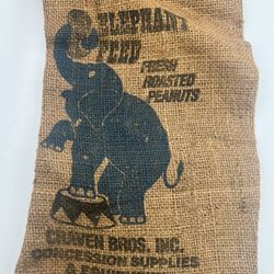 Elephant Feed bag - Peanuts.  