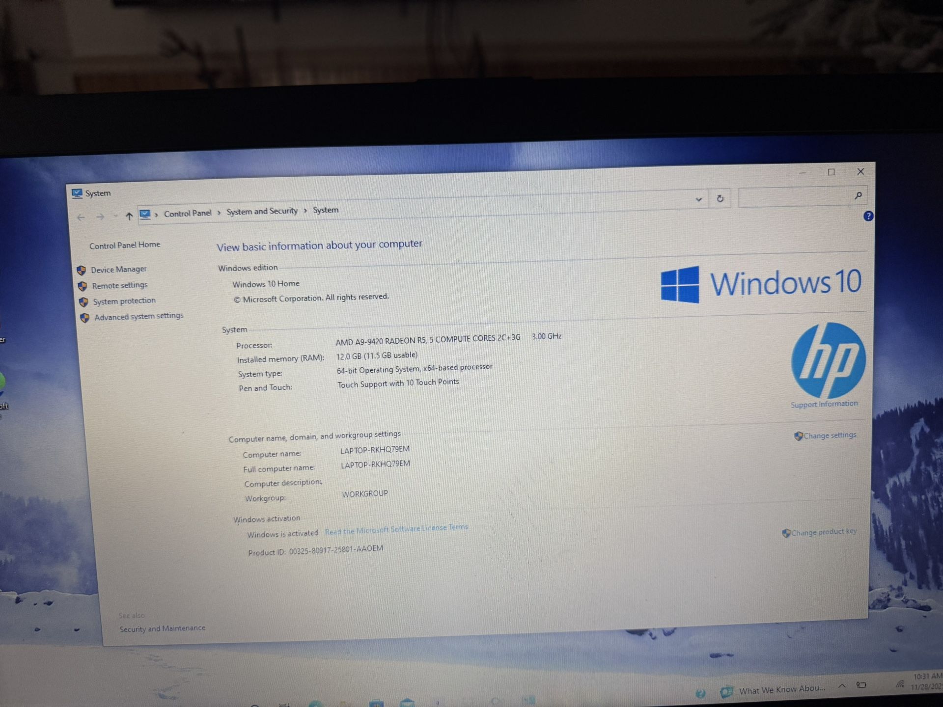 💻 HP Laptop – Excellent Condition – 1TB Storage – Ready to Use! (Gray)