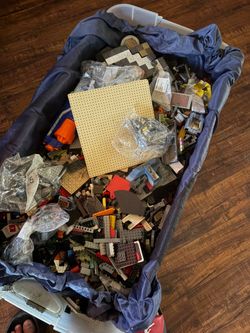 Real legos.  A lot