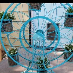 Carnival Themed Ferris Wheel Garden Planter