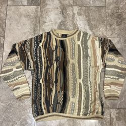 VINTAGE BERGATI COOGI STYLE 90'S  KNIT SWEATER MEN SIZE XL