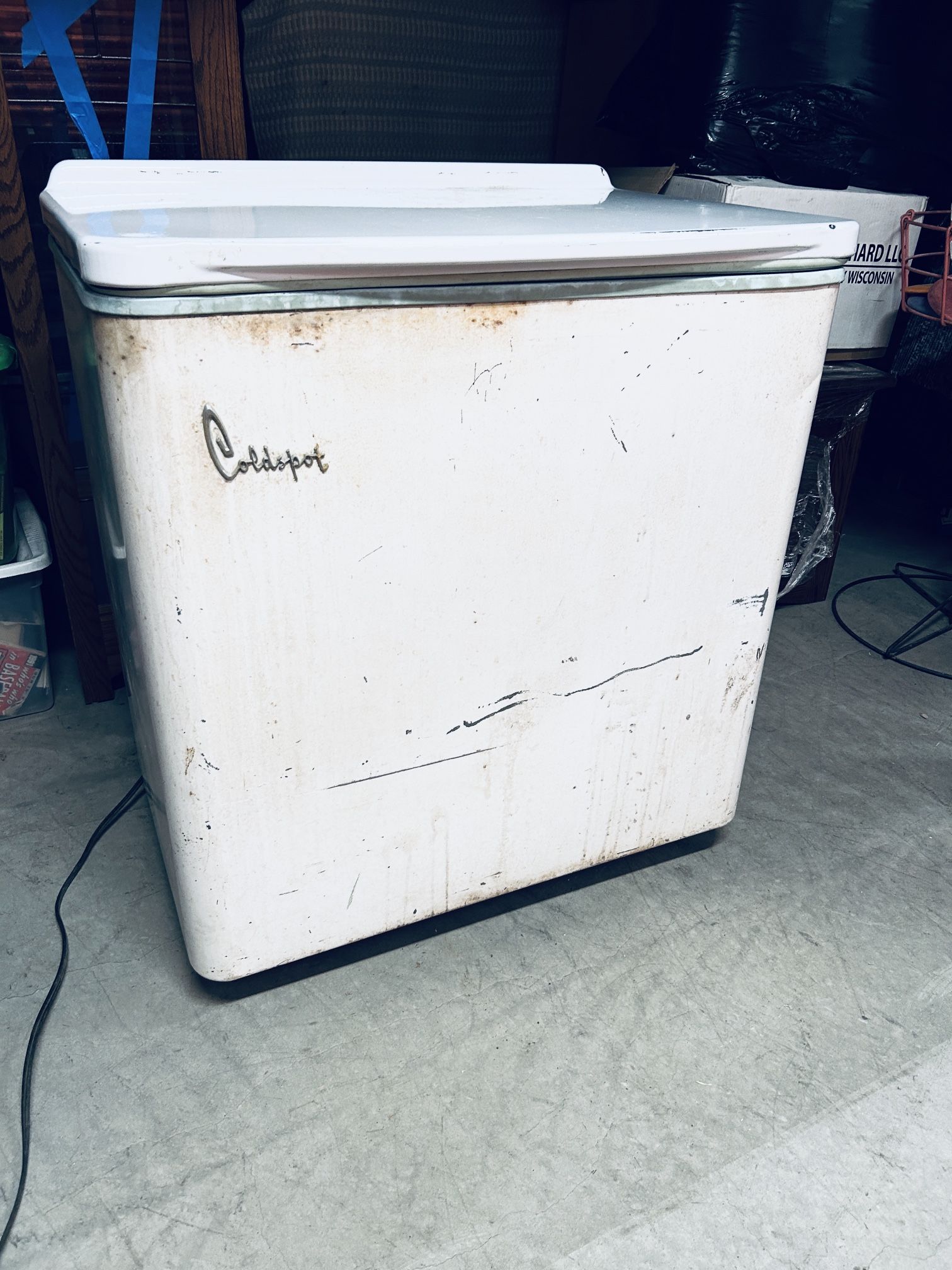 Vintage Sears Roebuck Coldspot Chest Freezer 1960’s