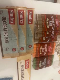 Colored Chocolate bars for baking