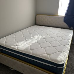 Queen Size Mattress And Frame Bed