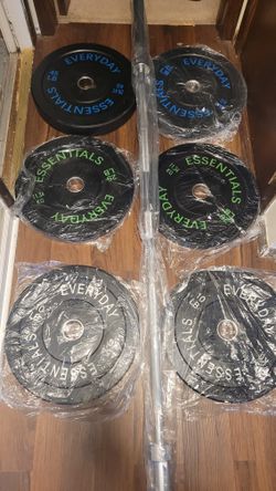 Olympic Bar And Weights 