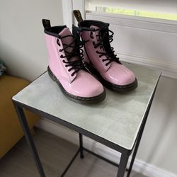 Dr Martens Pink Boot Kids 10 Toddler Zip Up