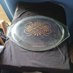 VINTAGE PYREX GOLDEN CLASSIC GOLD PATTERN LID ONLY #945 C-12