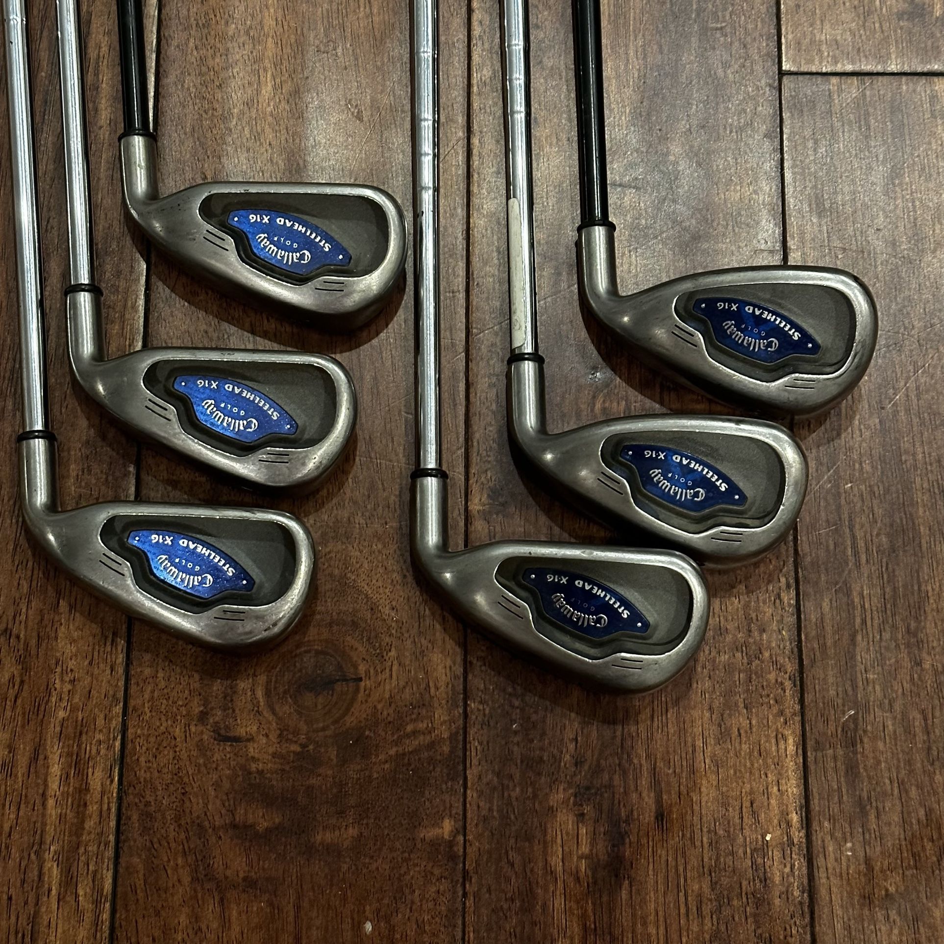 Callaway STEELHEAD X-16 Iron Set 3,4,5,7,8,9i 6 Golf Clubs Series Right Handed R 