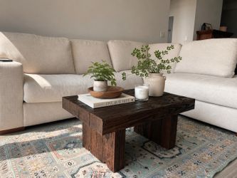 Hand made reclaimed wood coffee table