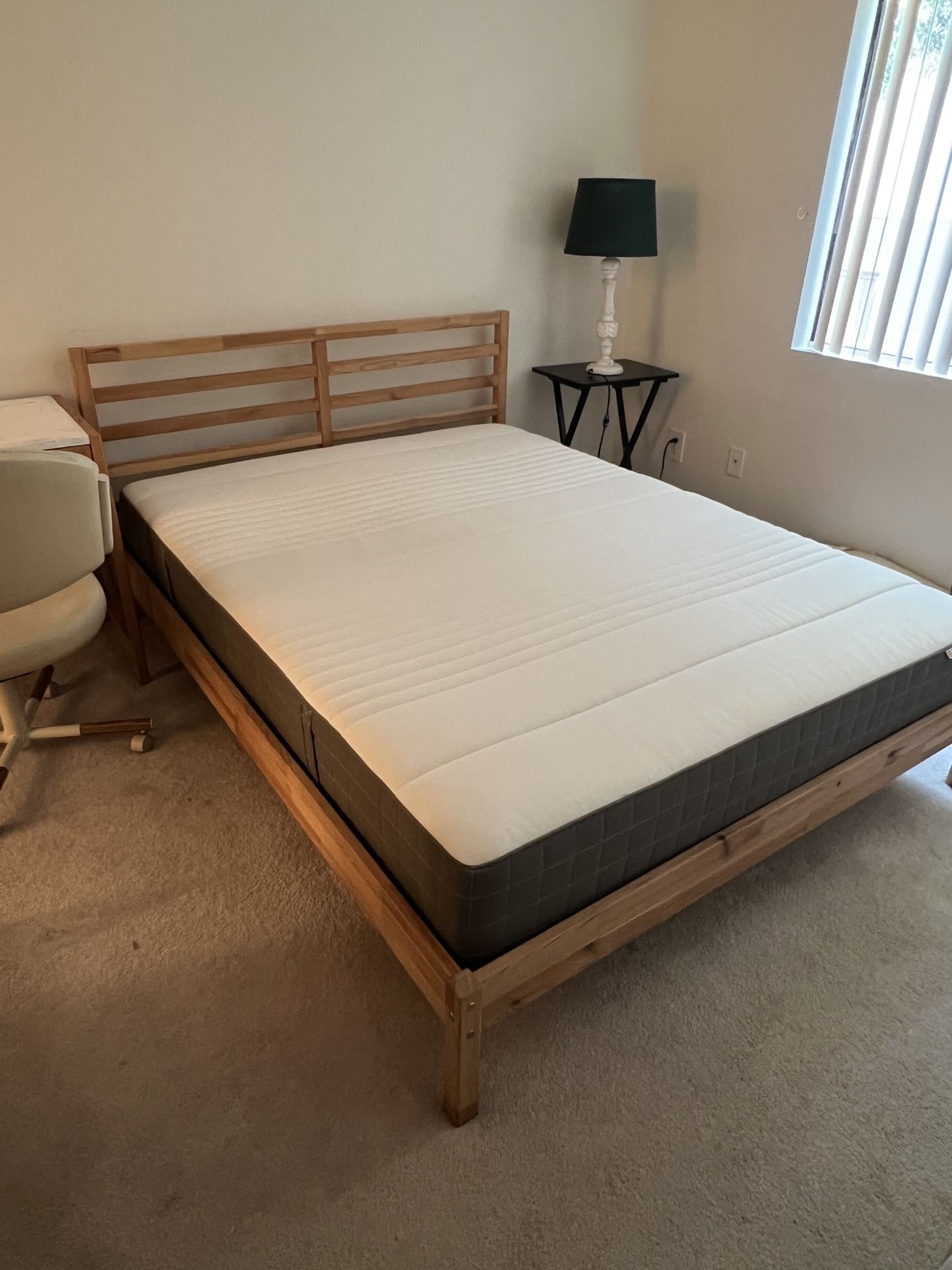 HAUGSVAR Hybrid Mattress And Bed Frame