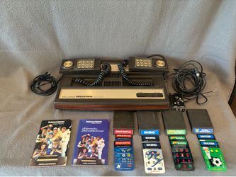 Mattel Electronics Intellivision Model 2609 Console With 4 Games /Working