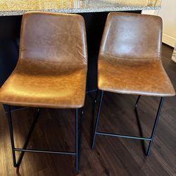 Faux Leather Bar stools
