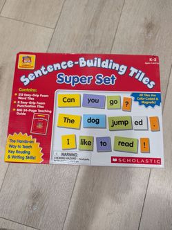 Sentence Building Tiles Super Set