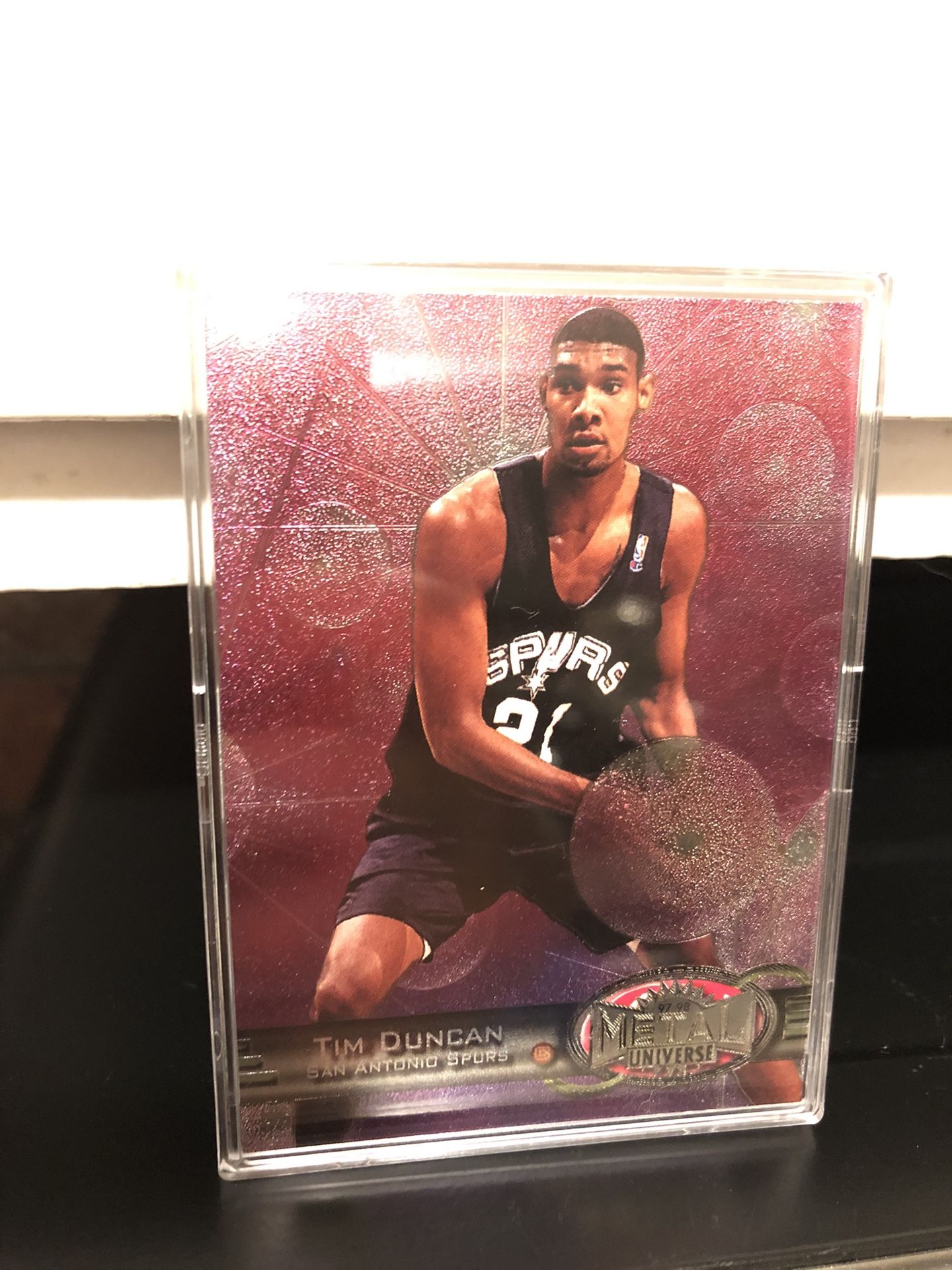Tim Duncan 97 98 Metal Universe Rookie Card