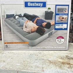 Bestway Air Mattress 12inch Built In Pump 
