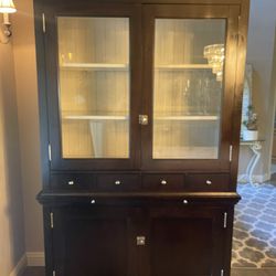 Sideboard, Hutch, Table And Chairs 