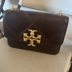 Authentic Tory Burch Leather Crossbody Bag 