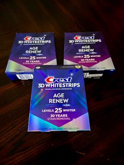 Crest 3D WhiteStrips Age Renew Level 25 Whiter