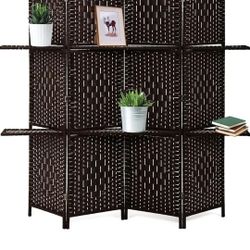 Room Divider With Shelves 