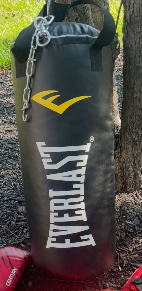 Punching Bag - Everlast Heavy Bag With Boxing Set-up