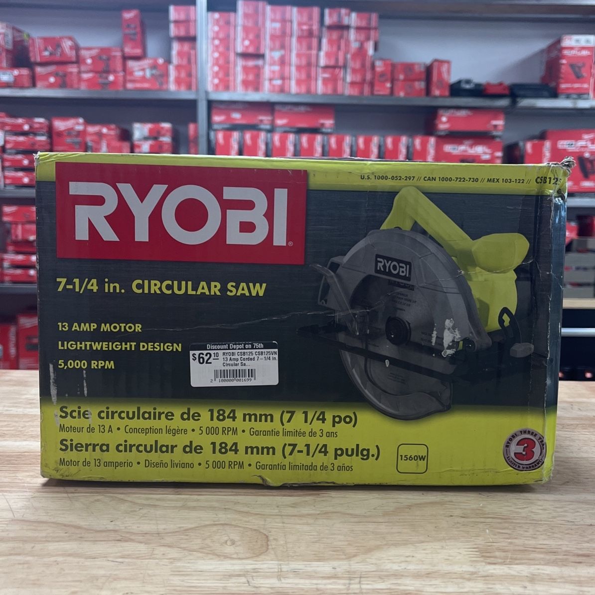 RYOBI 13 Amp Corded 7-1/4 in. Circular Saw