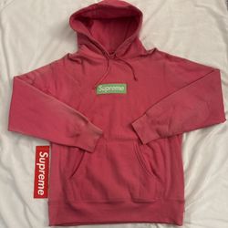 Supreme Box Logo Hoodie Magenta