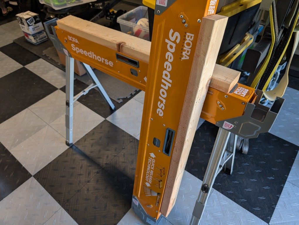 Pair of BORA Speedhorse Sawhorses - Like New!
