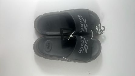 Reebok Black Slide Sandals