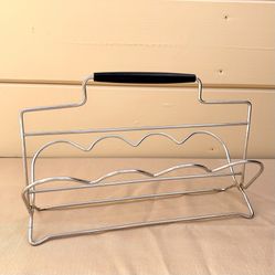 Vintage Chrome Highball Carry Holder