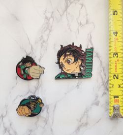Demon Slayer My Hero Academia Anime Pins