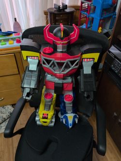 Imaginext Power Rangers Giant Morphin Megazord 2015 Fisher Price 27
