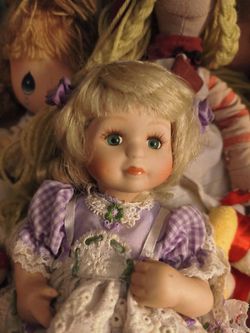 Ceramic doll vintage