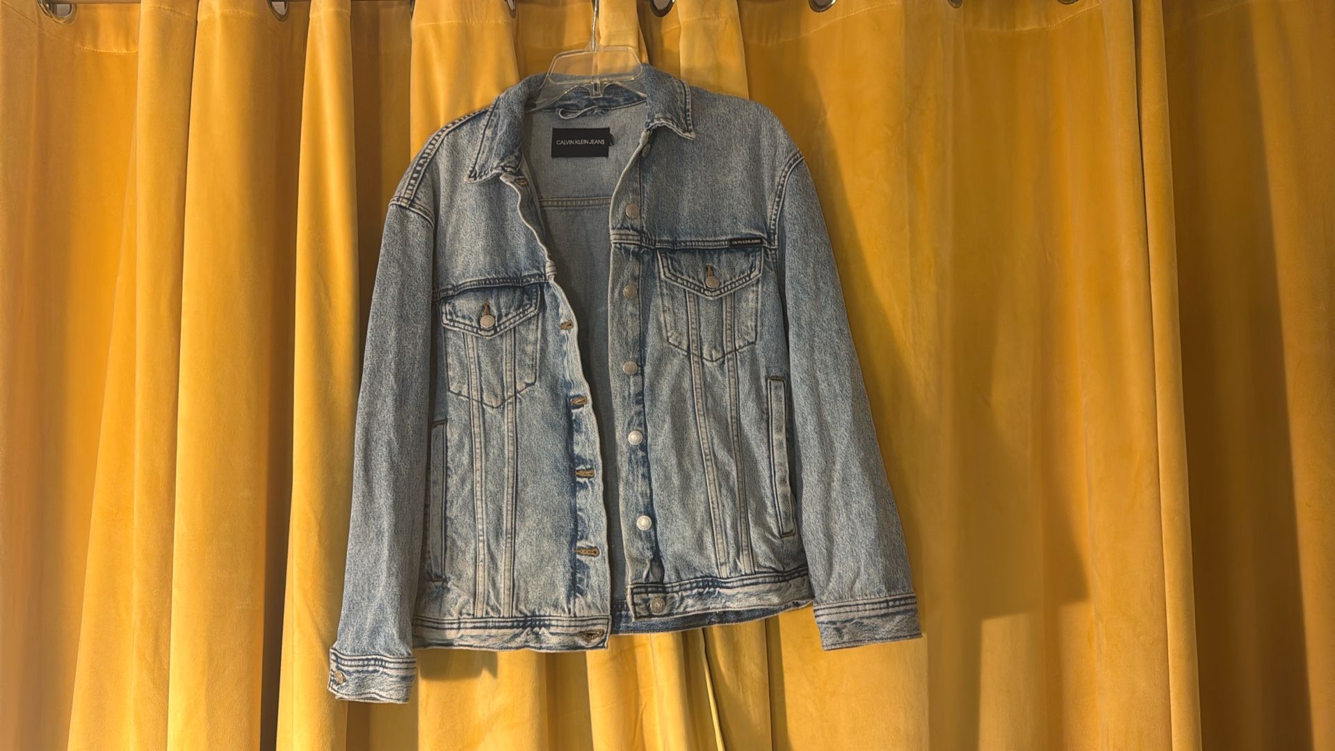 Calvin Klein Jeans Relaxed Fit Trucker Jacket Oversized Women’s Small