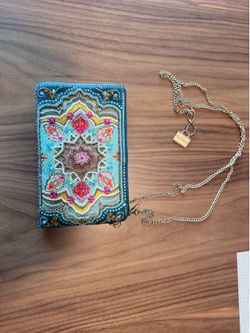Authentic Mary Frances Beaded Clutch ✨ Y2K Boho Statement Bag