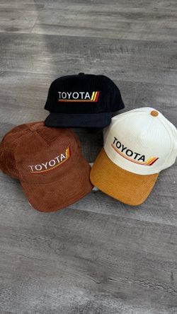 Retro style Toyota corduroy hat