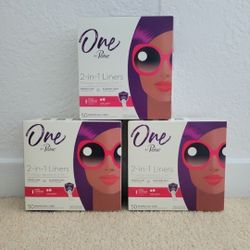 One By Poise 2 in 1 Liners (NEW)