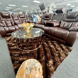 🧨POWER LEATHER SECTIONAL AND LIVING ROOM SETS $2999🧨