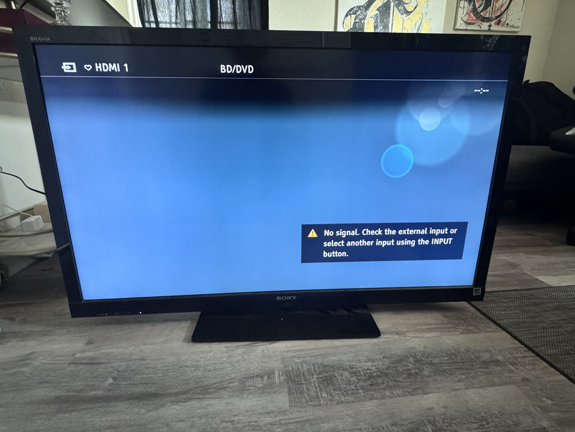 Sony Bravia 40” Flat Screen