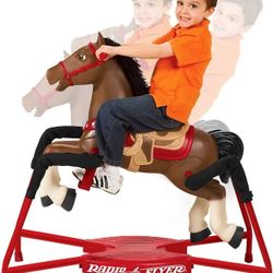 Radio Flyer Ride On Pony Horse! Built Lile A Horse! Will Last Forever! Been Kept Inside And Never Spent 1 Night Outside Or The Stables. Near Perfect!
