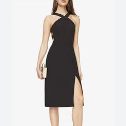BCBG Side Cutout Pencil Cocktail Dress