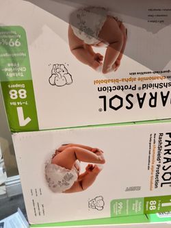 Parasol size 1 diapers 88ct brand new sealed