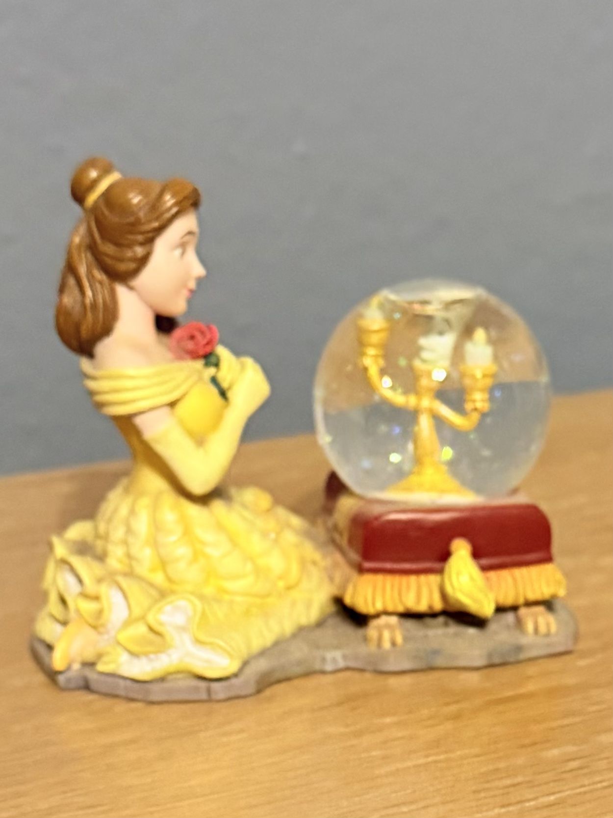 Bell And Lumiere Snow Globe